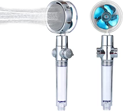 Propeller Shower Head, Bathroom Turbo Fan Shower
