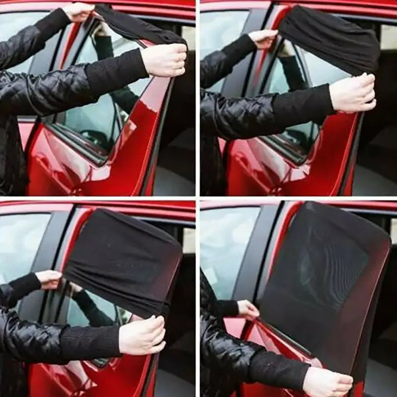 2 Pcs Car Window Cover Screen Breathable