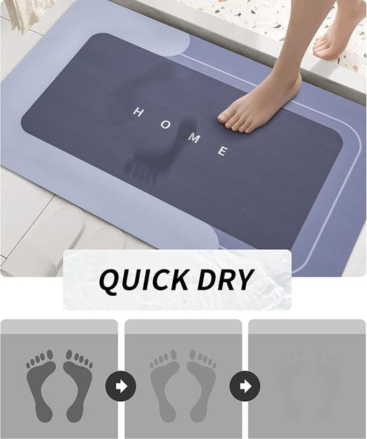 Super Absorbent, Quick-drying Thin Bath Mat